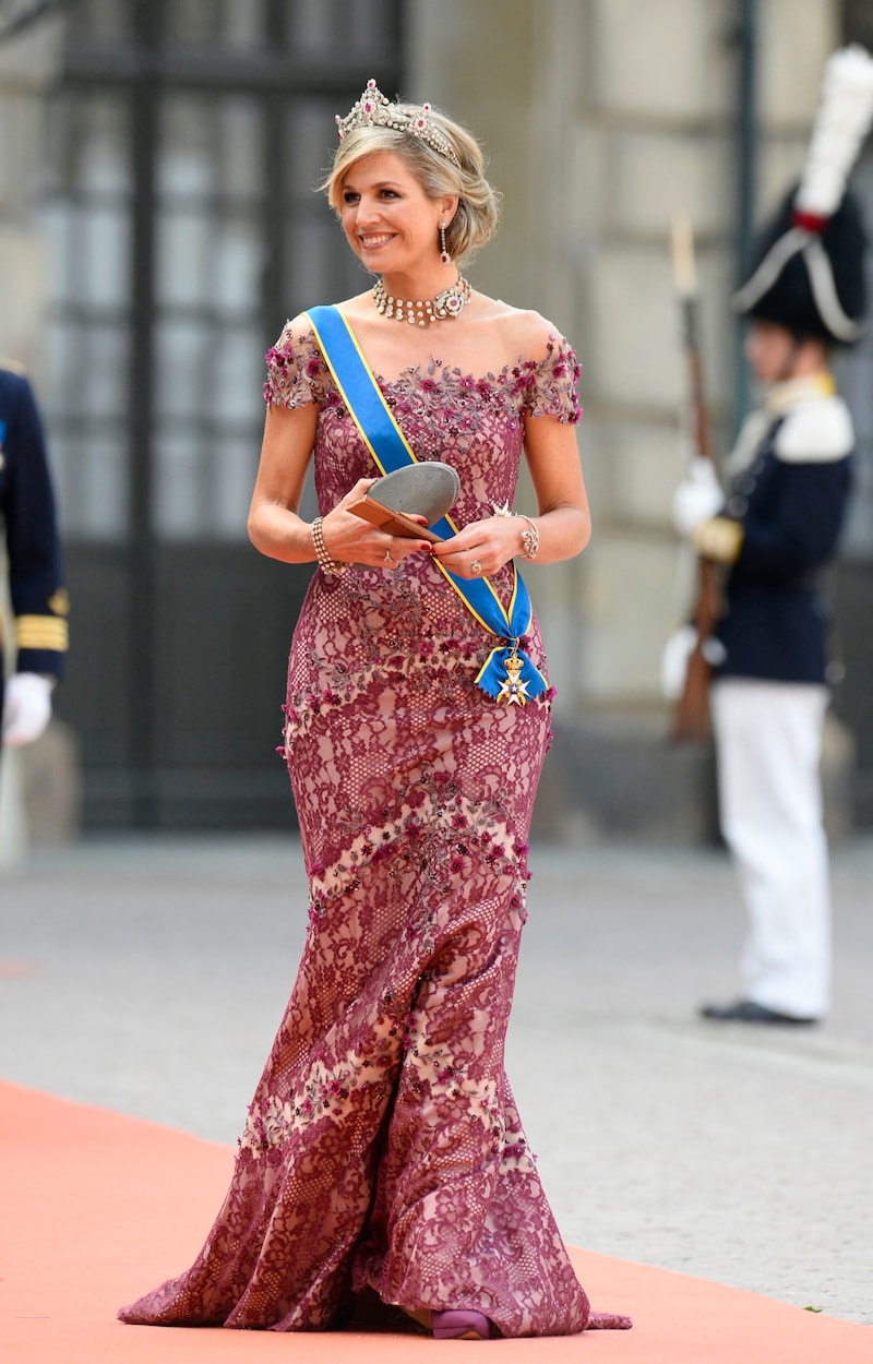 In Sweden, Queen Maxima attracted everyone's attention. (Bild: APA/AFP PHOTO / JONATHAN NACKSTRAND JONATHAN NACKSTRAND / AFP)