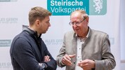 Lukas Vogl und Robert Hammer lernten sich am Montag kennen