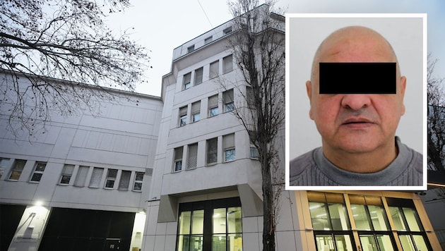 Robert O. is currently in custody in the Josefstadt prison. (Bild: Krone KREATIV/www.picturedesk.com, LPD Wien)