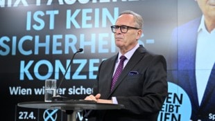 Der Wiener ÖVP-Spitzenkandidat Karl Mahrer (Bild: APA/HANS KLAUS TECHT)