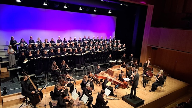 Barockmusik der Extraklasse boten Chorakademie und Concerto Stella Matutina. (Bild: Chorakademie)