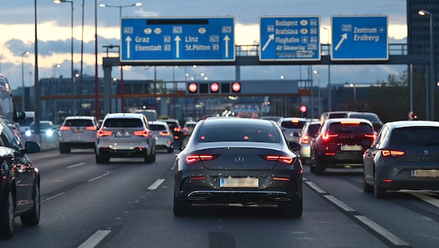 Car traffic has fallen to 25 percent - the lowest figure since the modal split was measured. (Bild: Spitzbart Wolfgang)