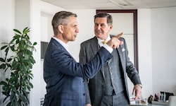 Hattmannsdorfer und Hanke sollen der Wirtschaftsmotor der Regierung werden.