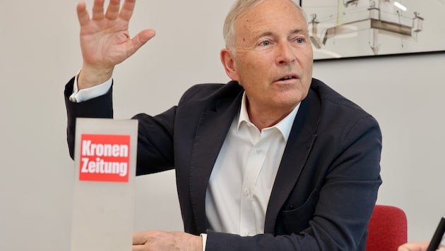 Christian Purrer, Jahrgang 1955, ist seit 2011 Chef der Energie Steiermark. Ende März geht er in Pension. (Bild: Jauschowetz Christian)