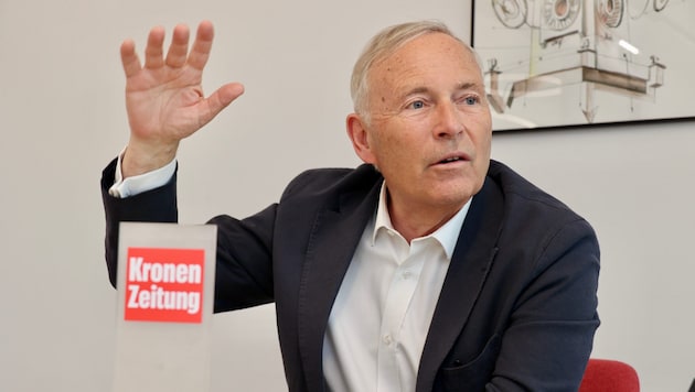 Christian Purrer, born in 1955, has been head of Energie Steiermark since 2011. He retires at the end of March. (Bild: Jauschowetz Christian)