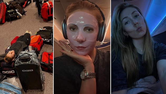 Mikaela celebrated her 30th birthday on a plane. (Bild: Instagram/mikaelashiffrin)