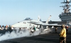 Ein US-Flugzeugträger