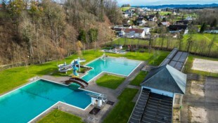 Das Rieder Freibad sperrt erst Ende Mai auf. 