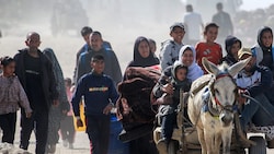 Flüchtlinge im Gazastreifen (Bild: AFP/BASHAR TALEB)