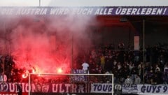 Austria Salzburg-Fans bei einem Heimspiel. (Bild: Tröster Andreas)