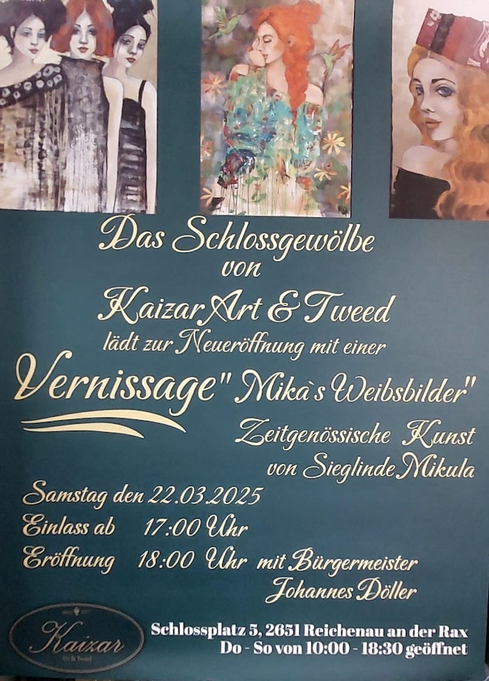 Ab 22. März sind „Mikas Weibsbilder“ wieder in der Galerie in Reichenau zu sehen.