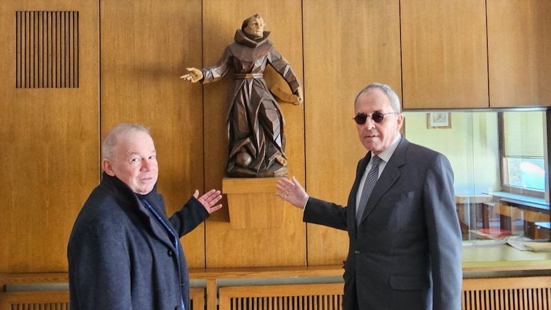 Klaus Görtz und Christian Sonnweber betreiben das Heim mit der Akademikerhilfe. (Bild: Tragner Christian)