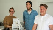 Elisabeth Denk, Christoph Werdenich und Stefan Denk sind überzeugt von ihren neuen Produkten. ...