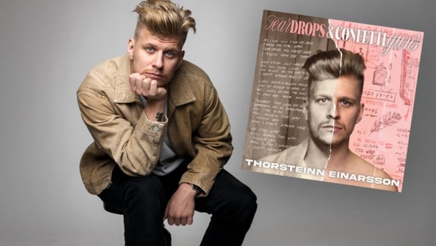 Seit zehn Jahren ist Musiker Thorsteinn Einarsson im Geschäft. Das vierte Studio-Album „Teardrops and Confettiguns“ kann man ab heute überall hören.   (Bild: Krone KREATIV/Büro Ludwina/Viertbauer)