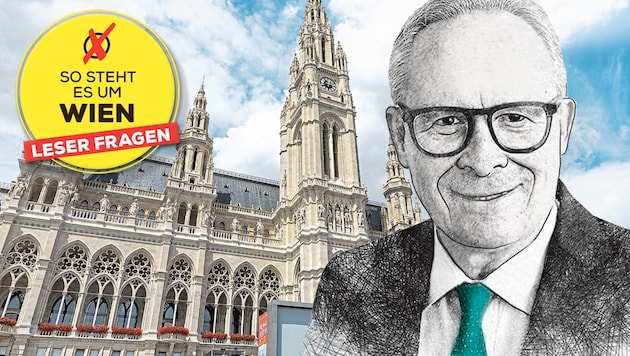 Wiens ÖVP-Chef Karl Mahrer kommt in den „Krone“-Newsroom und stellt sich den Fragen der Leser. Schicken Sie uns, was Sie von dem Parteichef wissen wollen. (Bild: Krone KREATIV/Anika Groß)