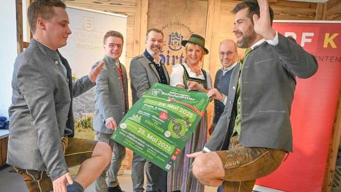 Stramme Wadl im Vordergrund, Spannung bei den Partnern im Hintergrund: Max Strohmaier vom ...