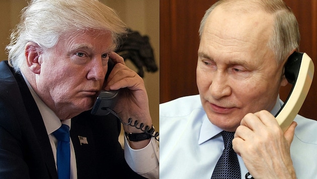 Donald Trump und Wladimir Putin wollen am Montag telefonieren.