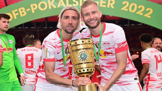 Kampl (li.) und Laimer (Bild: GEPA)