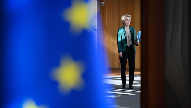 800 Milliarden Euro nimmt die EU für Aufrüstungsprojekte in die Hand. (Bild: AFP/NICOLAS TUCAT)