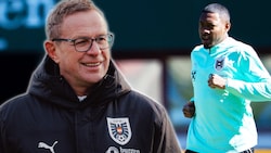 ÖFB-Teamchef Ralf Rangnick freut sich, dass Kapitän David Alaba wieder fit ist. (Bild: GEPA)