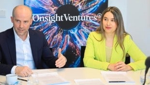 Jasmin Güngör und Klaus Grössinger sind die GF von Onsight Ventures. (Bild: Birbaumer Christof)