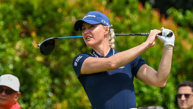 Die Engländerin Charley Hull, Zehnte der Weltrangliste, will endlich mit dem Rauchen aufhören. (Bild: AFP/ROSLAN RAHMAN)