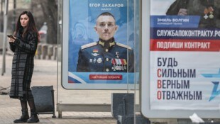 Moskau im Jahr 2025: Mit Nachdruck wird nach Freiwilligen für den Einsatz an der Front gesucht.