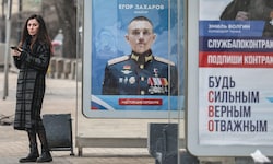 Moskau im Jahr 2025: Mit Nachdruck wird nach Freiwilligen für den Einsatz an der Front gesucht.