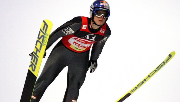 Thomas Morgenstern gewann 2007 den letzten Herren-Bewerb in Villach. (Bild: GEPA)