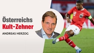 Andi Herzog freut sich auf das Comeback von David Alaba im Nationalteam. (Bild: Krone KREATIV/Gepa Üictures/Armin Rauthner)