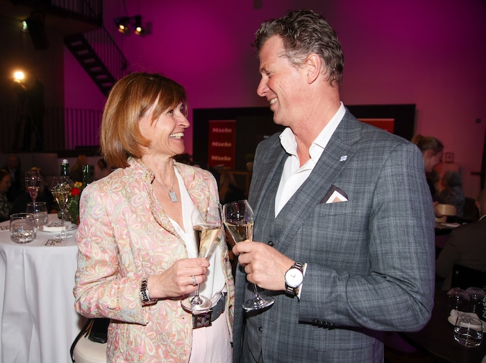 Miele-Chefin Monika Eder im Gespräch mit Altstadt-Chef Roland Aigner.