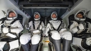 US-Präsident Donald Trump will unter anderem bei der Mondforschung und bei Marsprogrammen der NASA sparen (Symbolbild). (Bild: AFP/Keegan Barber / NASA / AFP)