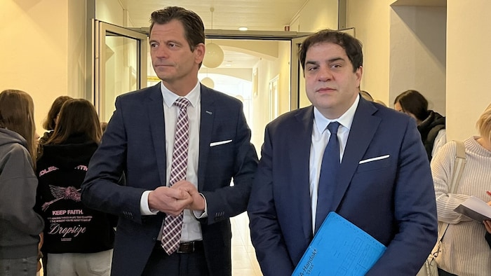 Ex-Ortschef von Vösendorf und sein Anwalt Sascha Flatz