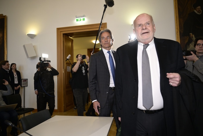 Das Buwog-Verfahren erinnere Ainedter (rechts im Bild) an eine „griechische Tragödie“.
