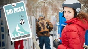 Mit dem Ticket eines anderen Skifahrers durchs Drehkreuz? Das wird bei uns überwacht. (Bild: Krone KREATIV/stock.adobe.com)