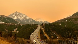 Geradezu mystisch wirkt der Himmel, wenn die Staubkonzentration in der Luft hoch genug ist. Das ...