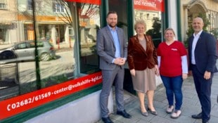 Volkshilfe Burgenland Geschäftsführer Markus Kaiser, Volkshilfe Burgenland Präsidentin Verena ...