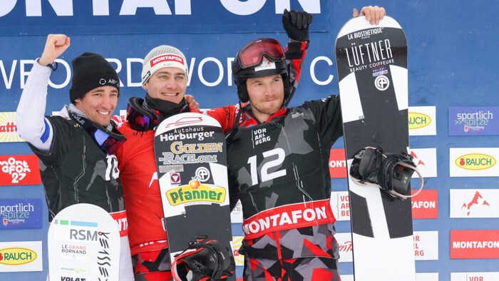 Im Vorjahr stand Julian Lüftner (r.) im Montafon noch am Podest – heuer verpasste er die Quali.