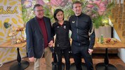 Norbert Darabos, Liu Jia und  Werner Schlager (v. li.)