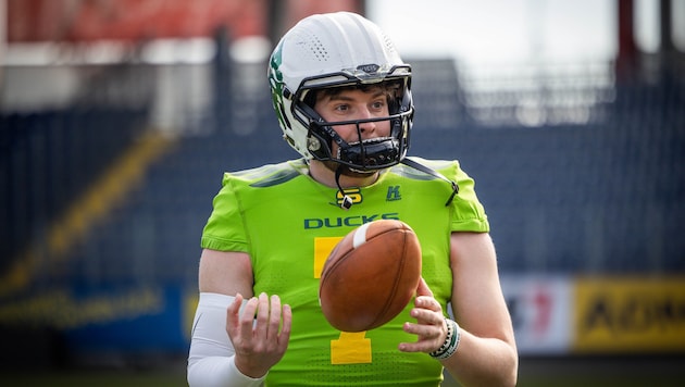 Quarterback Ian Gehrke. (Bild: Krone KREATIV/GEPA pictures/ David Bitzan)