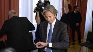 Karl-Heinz Grasser am Donnerstag im Wiener Justizpalast. (Bild: Imre Antal)