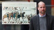 Zwei Williams und dazwischen ein Jahrtausend: William der Eroberer (auf dem schwarzen Pferd) im ...