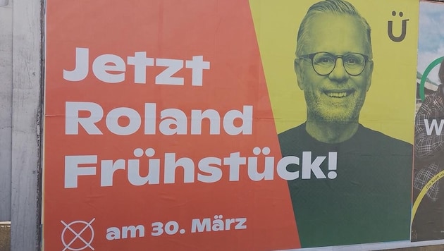 Für Erheiterung sorgte die Plakat-Panne in Bregenz. (Bild: Privat)