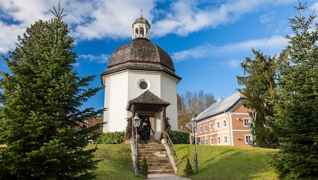 Die Stille-Nacht-Kapelle wird vier Wochen lang saniert. (Bild: Grinzinger Uwe)