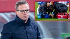 Teamchef Ralf Rangnick muss in Serbien auf Christoph Baumgartner und Alexander Prass verzichten.  (Bild: Krone KREATIV/GEPA pictures)