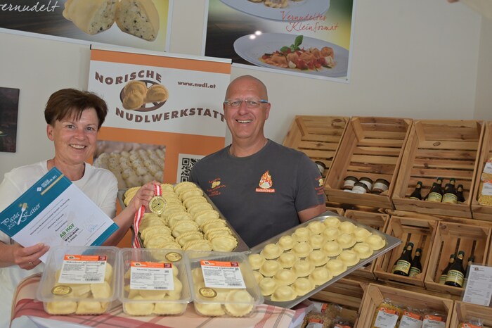 Bei Edith und Walter Kuss in der Norischen Nudlwerkstatt in Guttaring kommen nur regionale ...