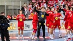 Bergmann feierte mit Mahr, Hutecek und Co. vor 6018 Fans ein 26:26 gegen Deutschland. (Bild: Toni Nigg)