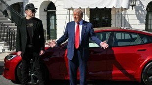 Von links: Tech-Milliardär Elon Musk und US-Präsident Donald Trump