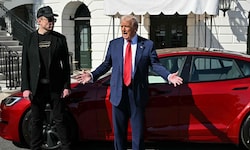 Von links: Tech-Milliardär Elon Musk und US-Präsident Donald Trump