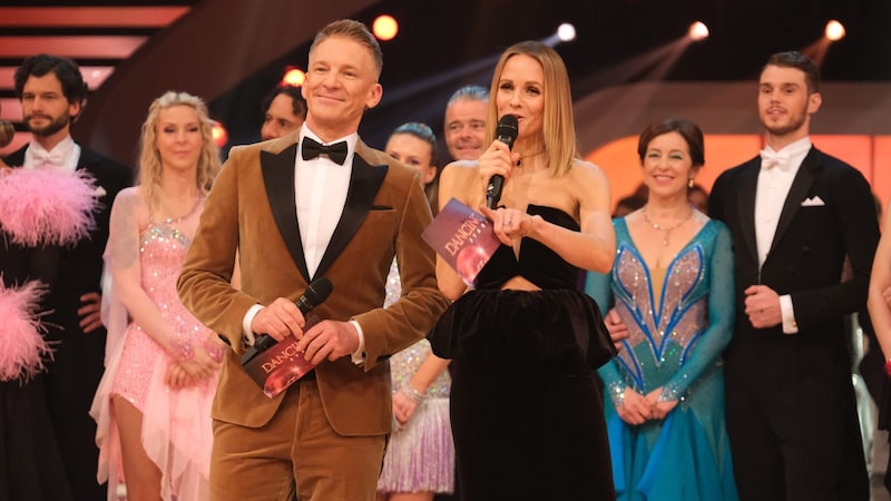 Andi Knoll und Mirjam Weichselbraun (Bild: ORF/Hans Leitner)